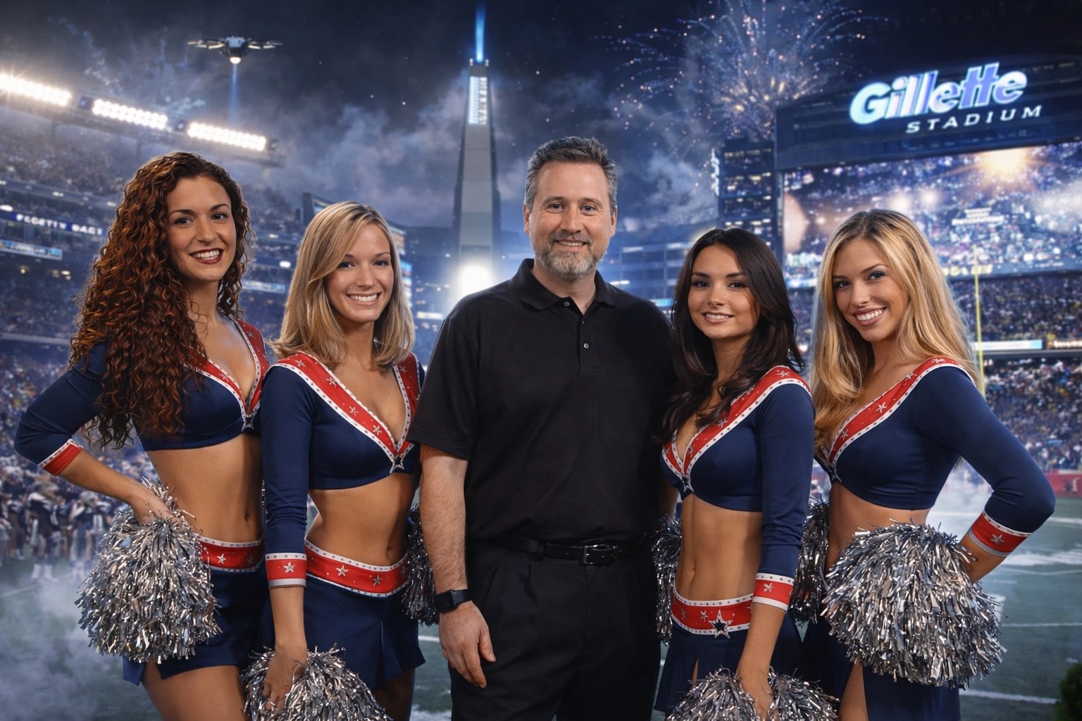 New England Patriots Cheerleaders — Gillette Stadium