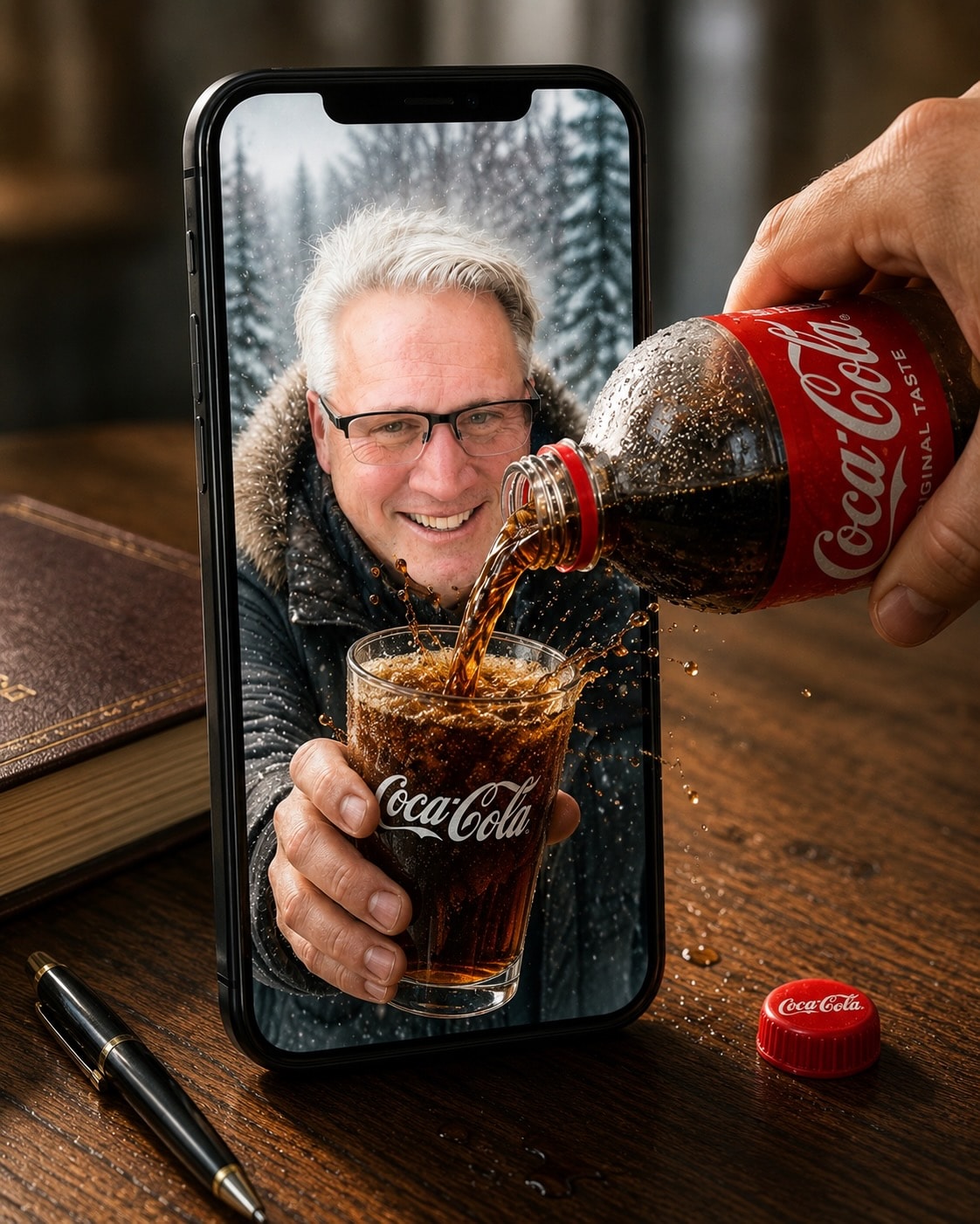 Coca-Cola green screen brand activation